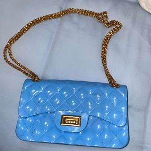 Blue purse